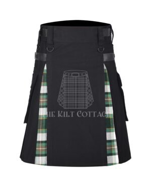 Drummond of perth Dress Green Tartan Hybrid Kilt