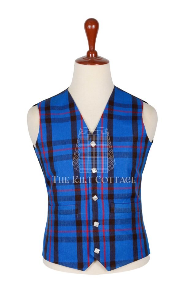 Elliot Modern Tartan 5 Buttons Argyll Waistcoat