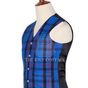 Elliot Modern Tartan 5 Buttons Argyll Waistcoat