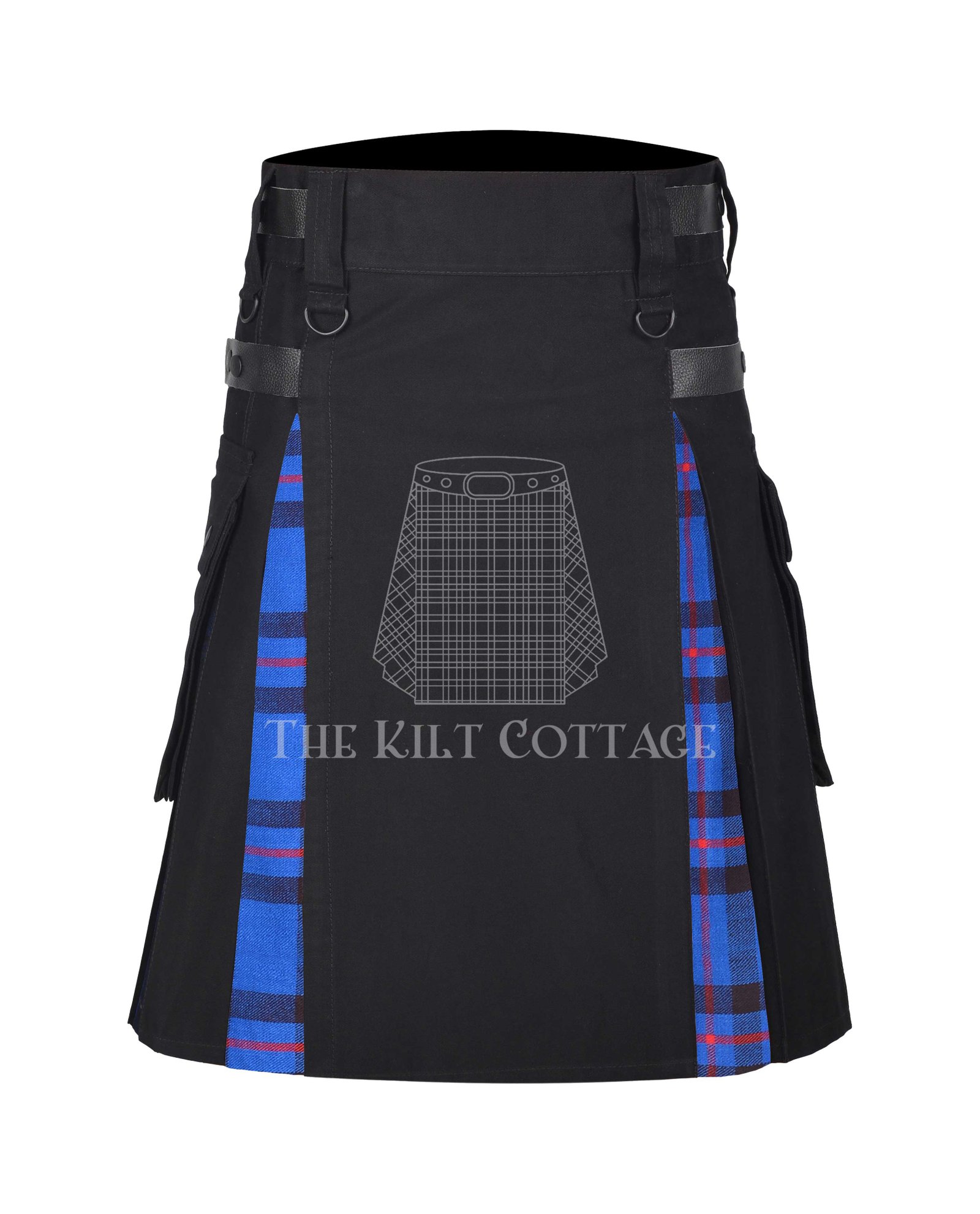 Elliot-Mordren-Tartan Elliot Mordren Tartan Hybrid Kilt