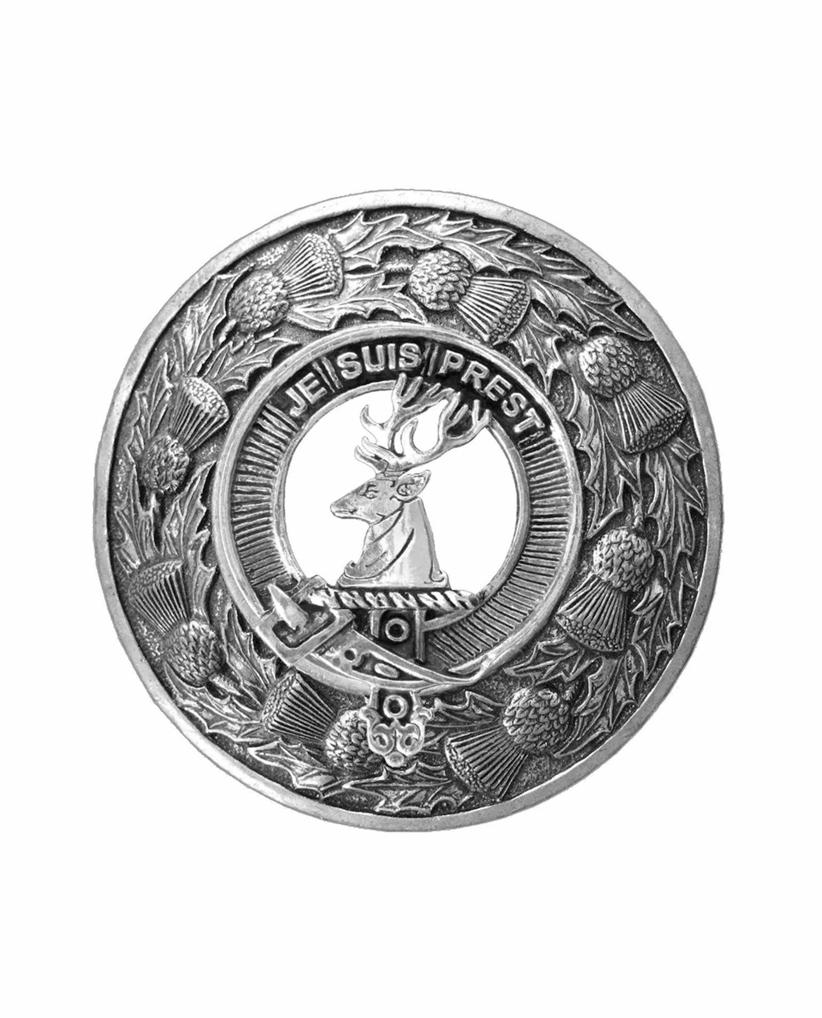 Fraser Lovat Clan Badge Scottish Plaid Brooch Fraser Lovat Clan Badge Scottish Plaid Brooch