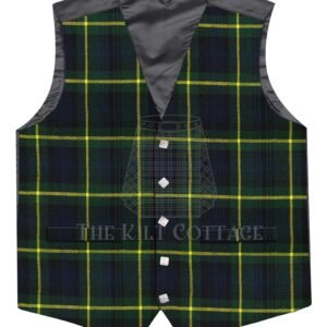 Gordon Tartan 5 Buttons Argyll Waistcoat