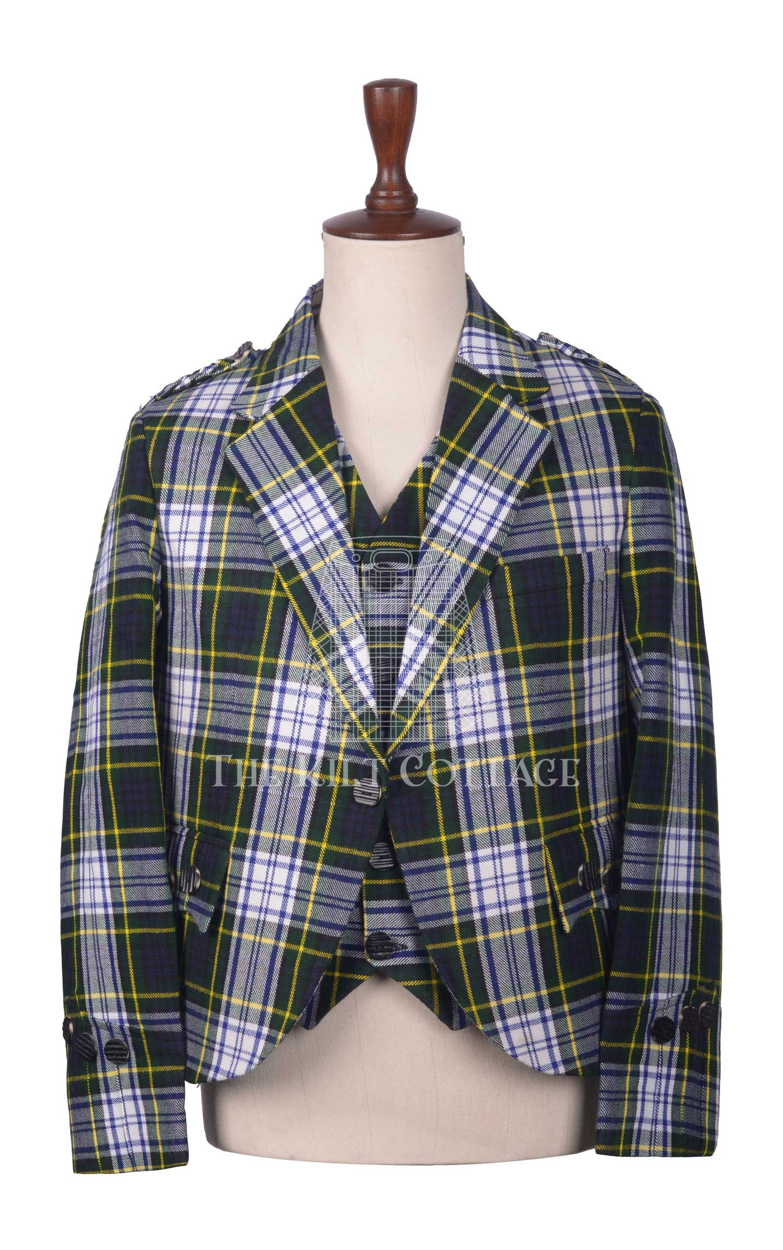 Gordon Dress Tartan Argyll Jacket and Waistcoat (5)
