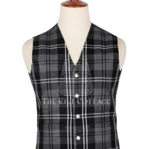 Granite Tartan 5 Buttons Argyll Waistcoat