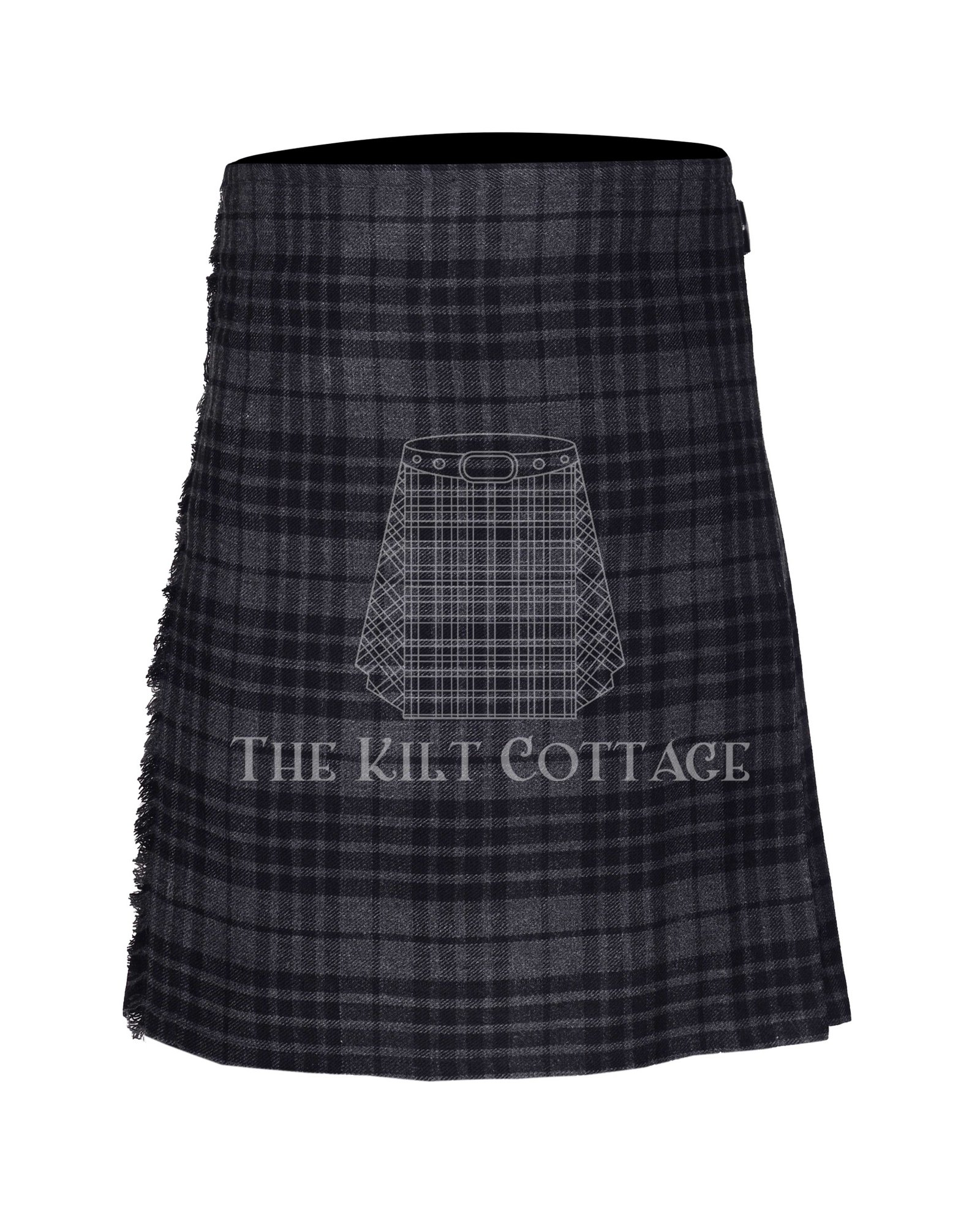 Gray Watch Tartan 8 Yard Kilt Gray Watch Tartan 8 Yard Kilt