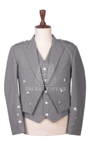 Gray Wool Prince Charlie Jacket