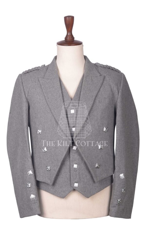 Gray Wool Prince Charlie Jacket