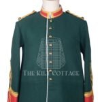 Green Wool Military Officer Tunic Rennaisance Jacket