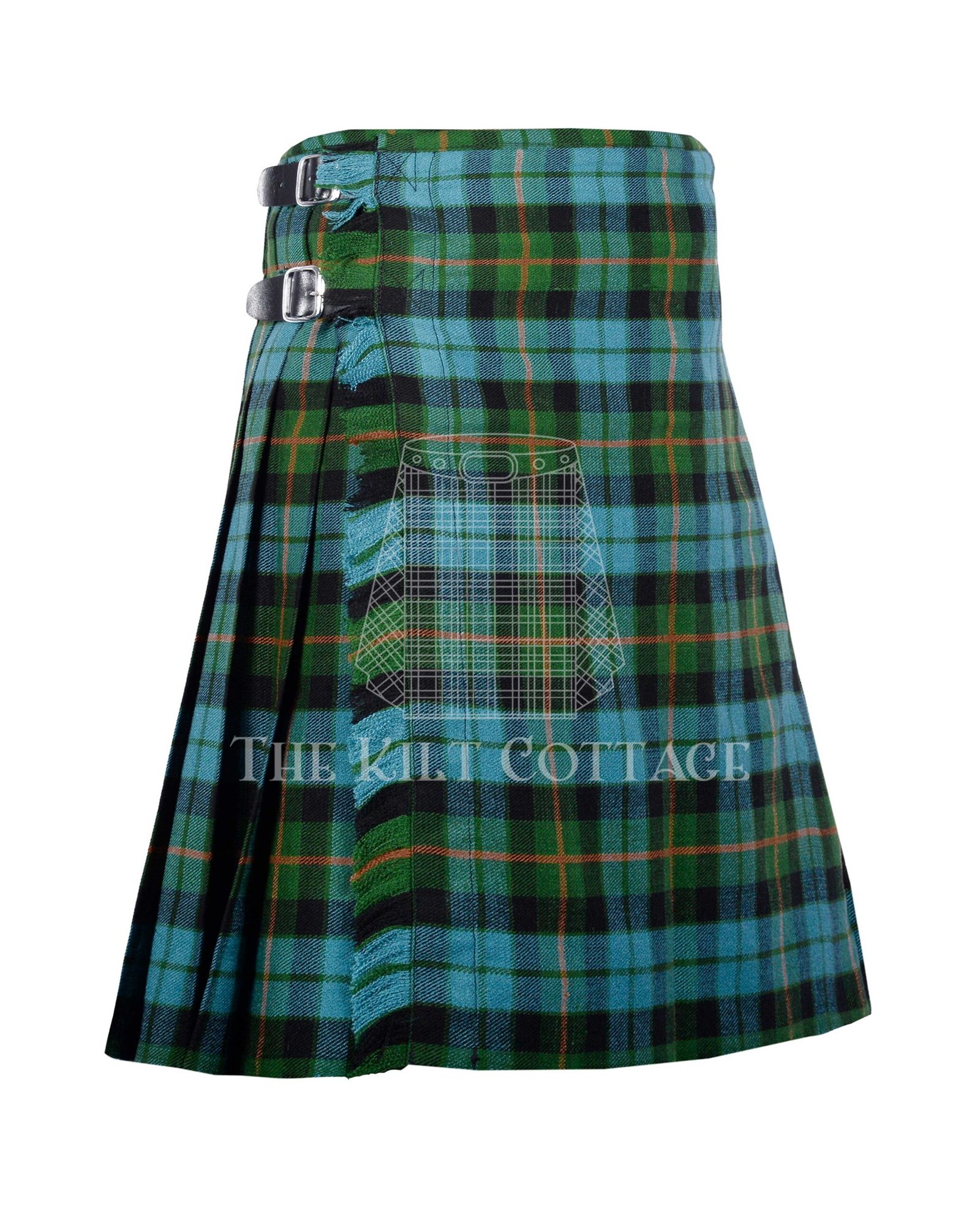 Gunn Ancient Tartan 8 Yard Kilt