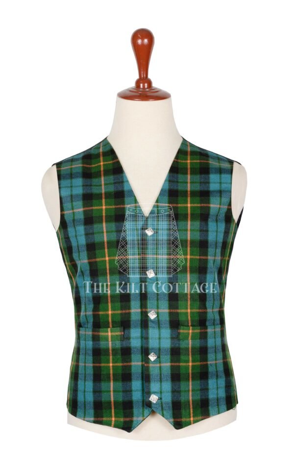 Gunn Ancient Tartan 5 Buttons Argyll Waistcoat