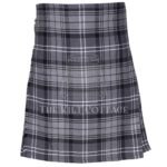 Hamilton Gray Tartan 8 Yard Kilt