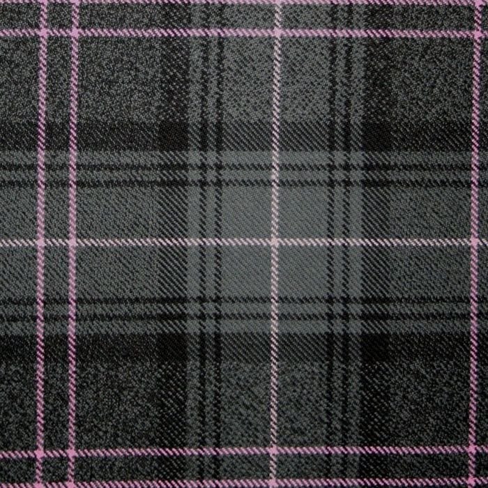 Highland Granite Pink Tartan Fabric