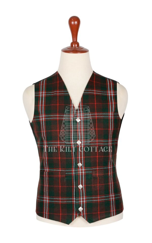 Hunting Scott Tartan 5 Buttons Argyll Waistcoat