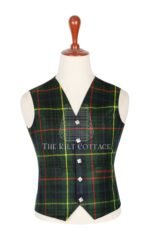 Hunting Stewart Tartan 5 Buttons Argyll Waistcoat