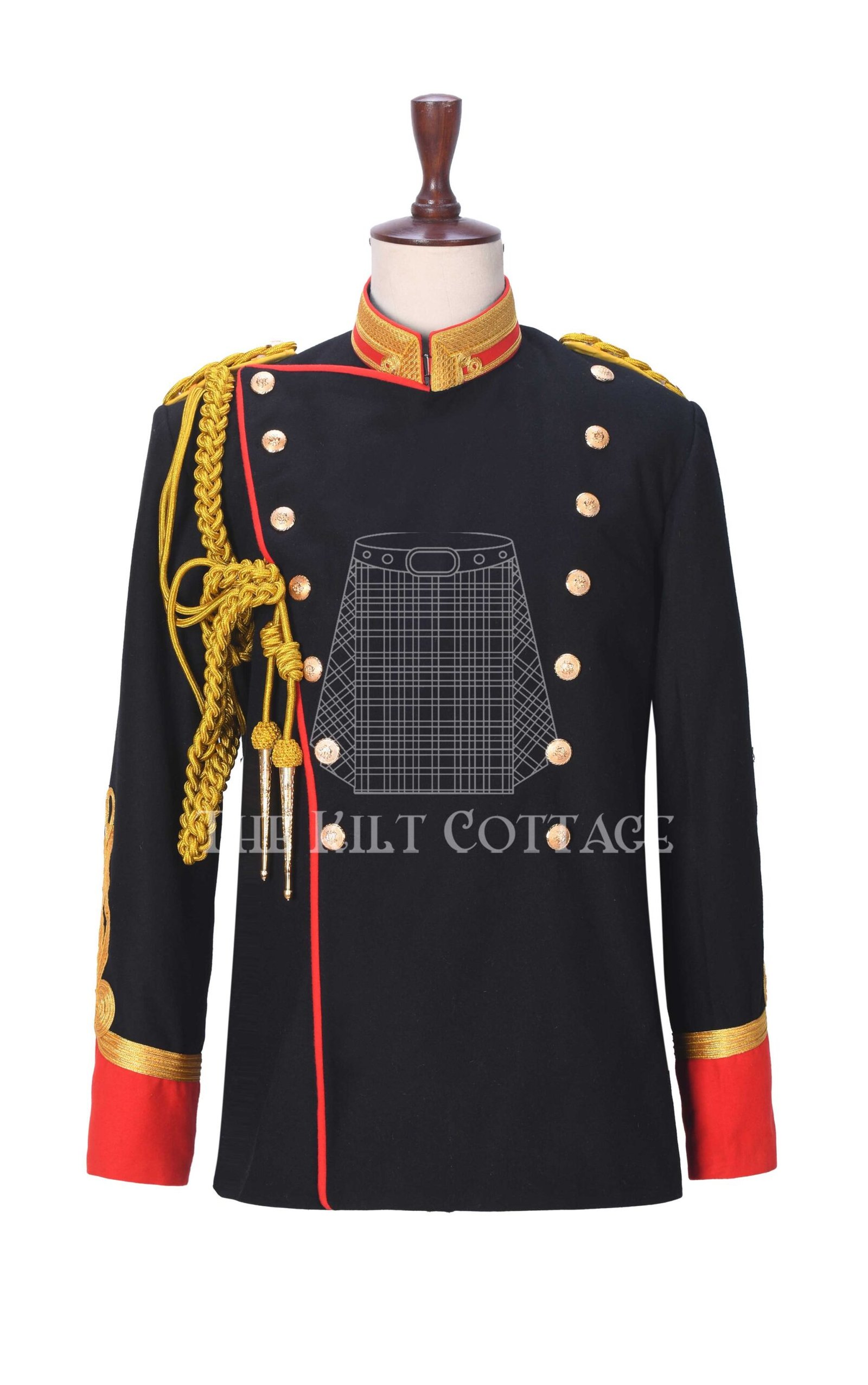 Scottish Japnies Military Officer Jacket