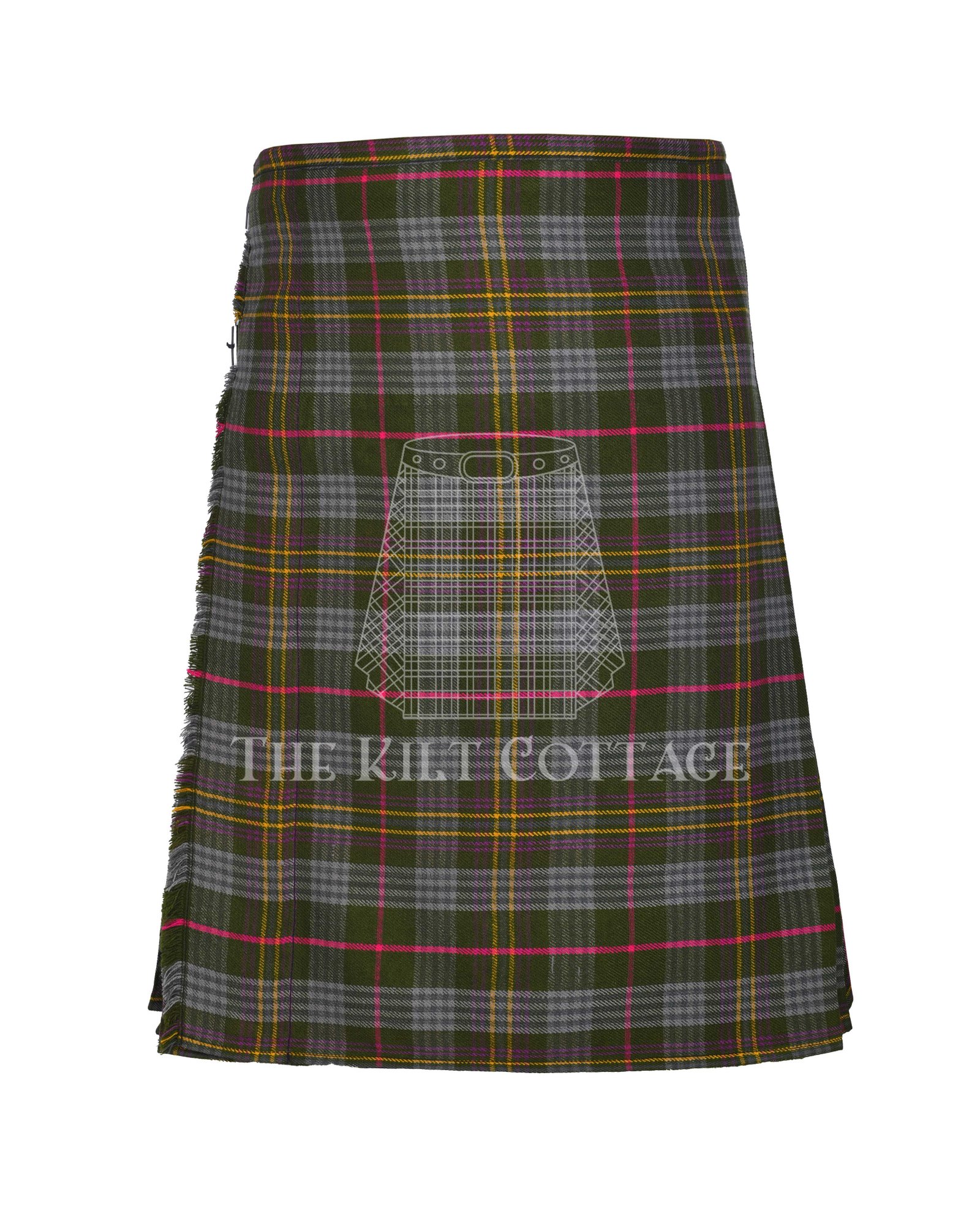 Kennedy Weathered Tartan 8 Yard Kilt Kennedy Weathered Tartan 8 Yard Kilt