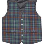 Kerry Tartan 5 Buttons Argyll Waistcoat