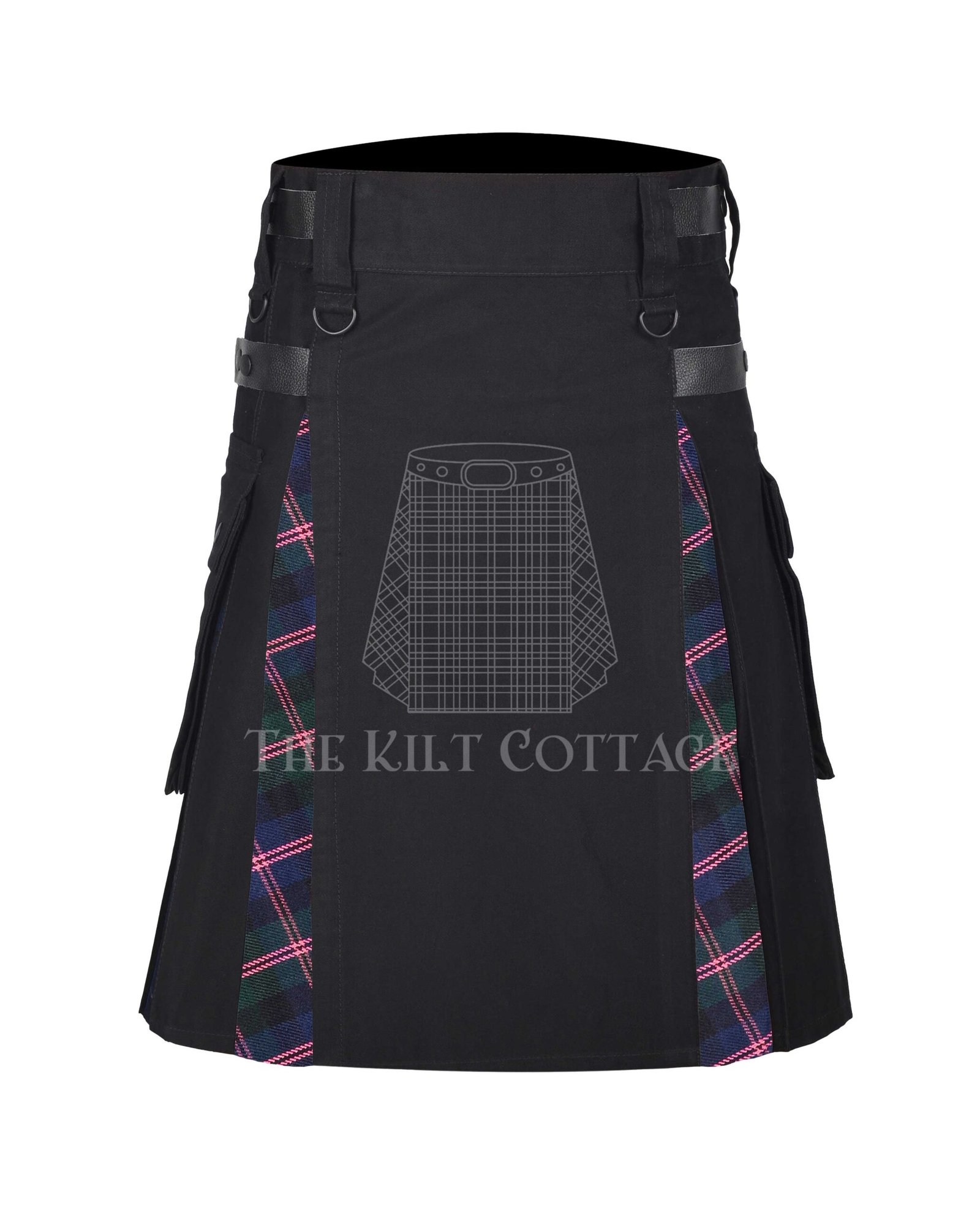 MacThomas Modern Tartan Hybrid Kilt