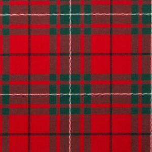 MacAuley Red Modern Tartan Fabric