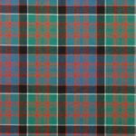 MacDonald of the Isles Hunting Modern Lightweight Tartan is a green-based tartan with shades of blue. Woven using 100% Pure New Acrylic Wool this tartan is available for made to measure products, accessories, soft furnishings and craft projects. Made here in our mill in Selkirk, Scotland. MacDonald of the Isles Somerled of the Isles, founder of Clan Donald, expelled the Norsemen from the Isles in the 12th century. He was killed in 1164 when engaged in the battle against King Malcolm IV. John, son of Angus Og, who supported Robert the Bruce, took the title of "Lord of the Isles.