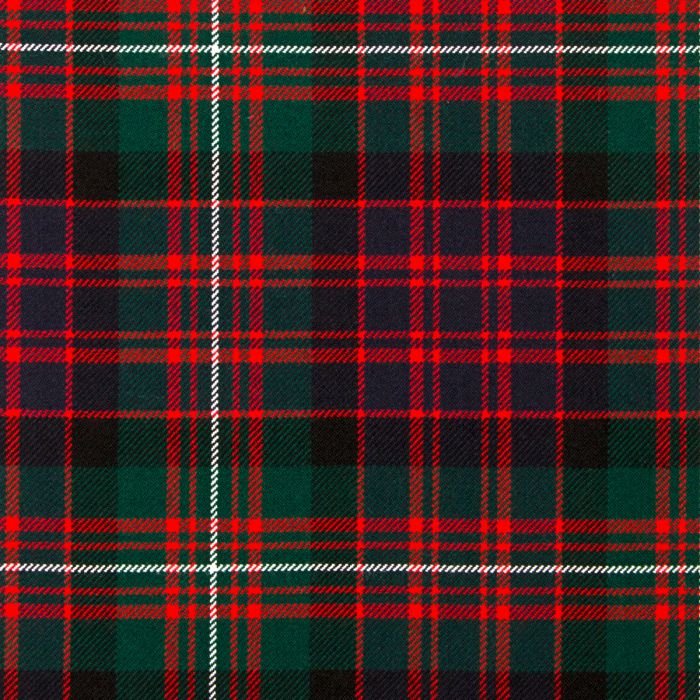 Strome 16oz Tartan Fabric, sold by the metre. MacDonnell of Glengarry Modern Heavyweight Tartan is a classic green-based tartan with shades of blue and red. MacDonald (now MacDonell) of Glengarry shares the same origin as MacDonald of Clanranald, being sprung from Ranald, son of John, 1st Lord of the Isles. In 1427, the lands of Glengarry reverted to the Crown, after which the MacDonalds occupied them as Crown tenants.