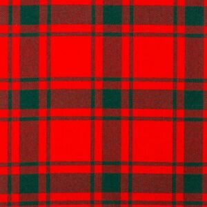 MacDonald of Sleat Modern Tartan Fabric showcases vibrant reds, deep blues, and rich greens in a bold modern sett—perfect for kilts, clan wear, and Scottish-themed décor.