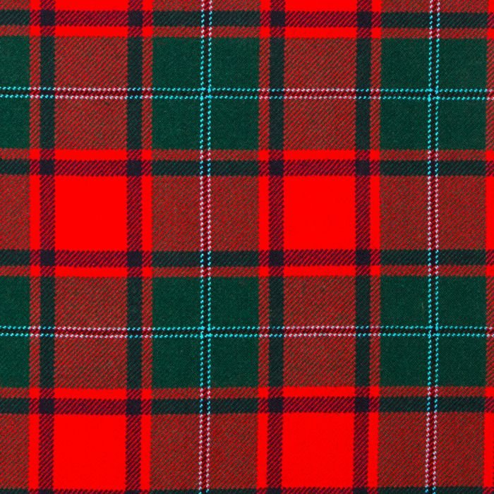 MacPhail Red Modern Tartan Fabric
