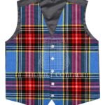 Macbeth Tartan 5 Buttons Argyll Waistcoat