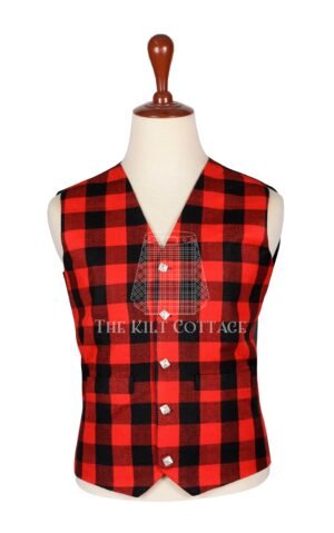 MacGregor Rob Roy Tartan 5 Buttons Argyll Waistcoat