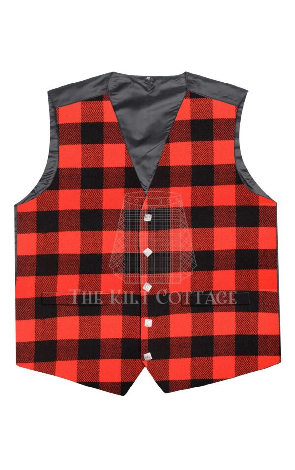 MacGregor Rob Roy Tartan 5 Buttons Argyll Waistcoat