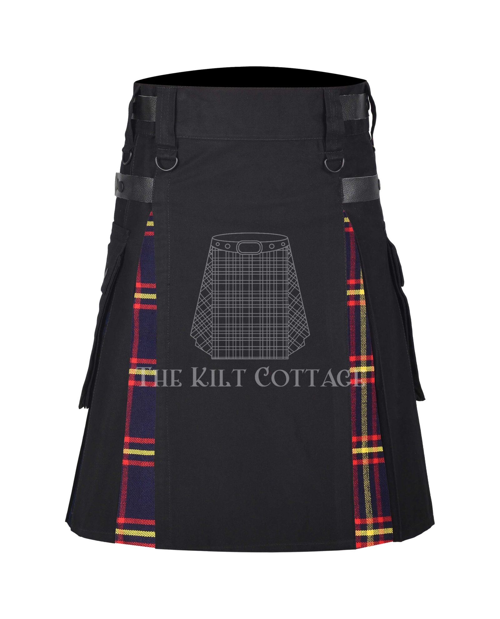 Maclain of Lucbhui Modern Tartan Hybrid Kilt