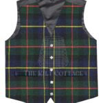 Macleod Of Harris Tartan 5 Buttons Argyll Waistcoat