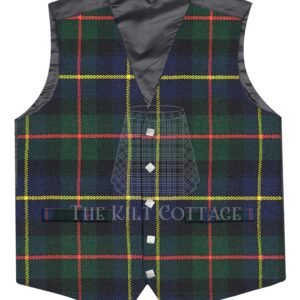 Macleod Of Harris Tartan 5 Buttons Argyll Waistcoat