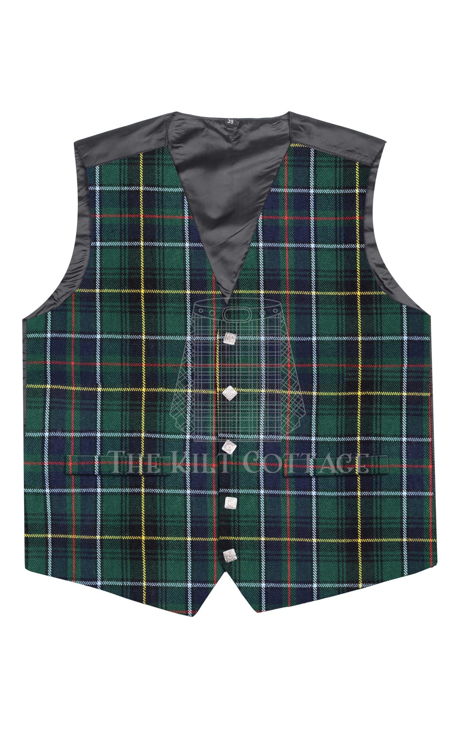 MacInnes Tartan 5 Buttons Argyll Waistcoat
