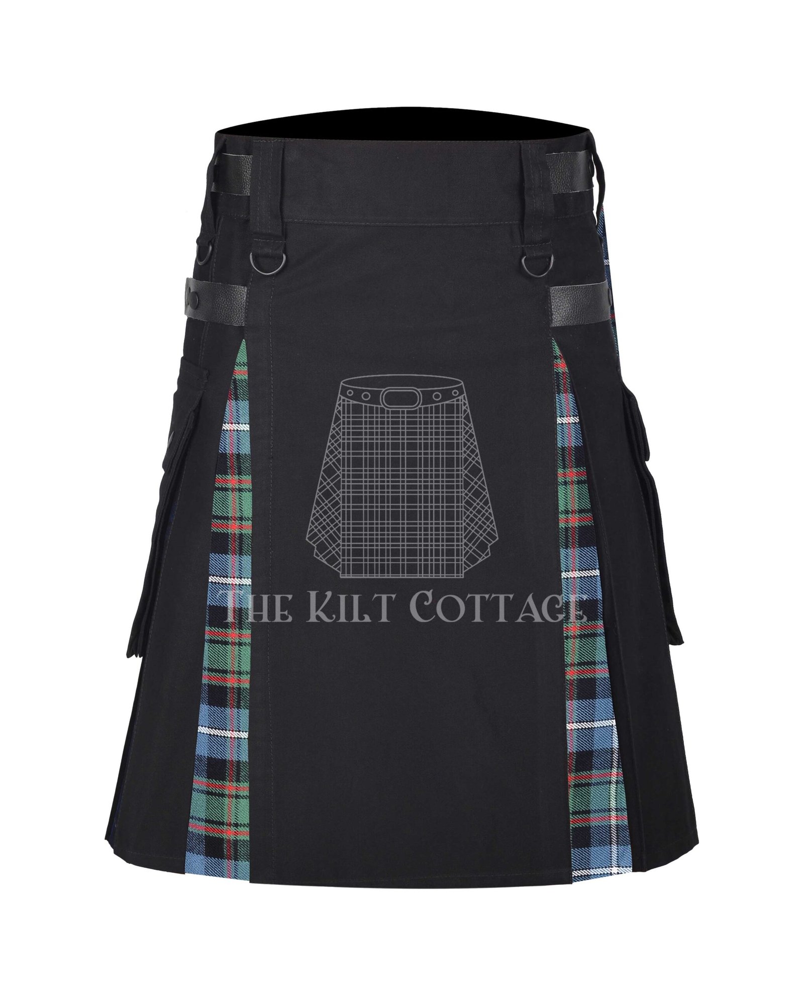 MacRae Ancient Tartan Hybrid Kilt