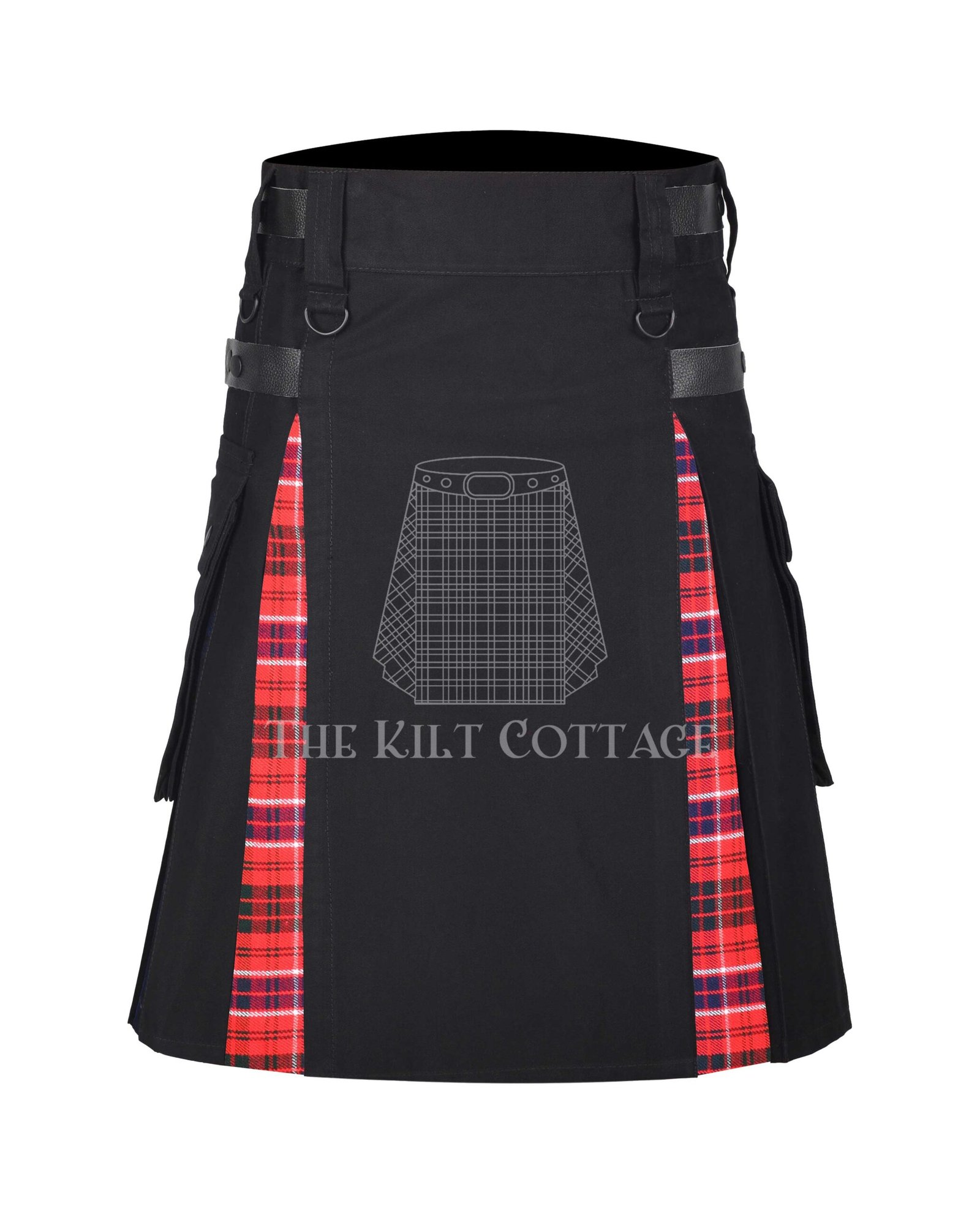 MacRae Red Tartan Hybrid Kilt