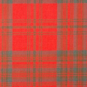 Matheson Red Weathered Tartan Fabric