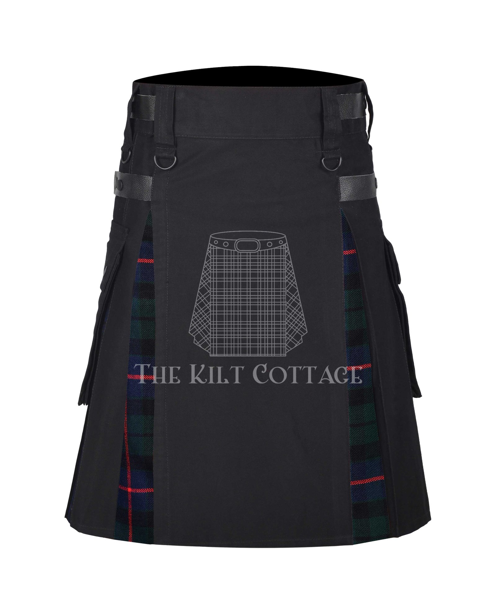 Morrison-tartan-8-yard-hybrid-kilt Morrison Tartan Hybrid Kilt