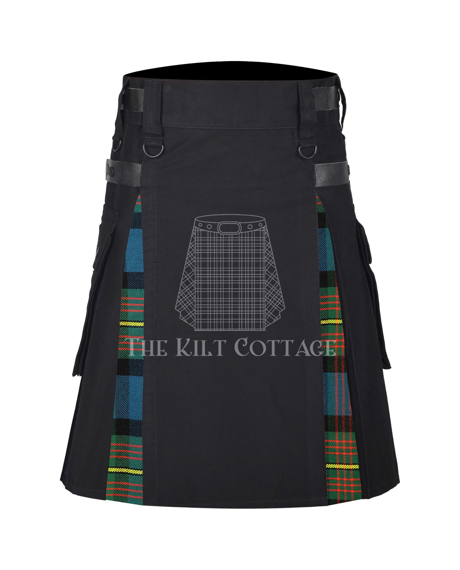Muir-Ancient-Hybrid-kilt Muir Ancient Tartan Hybrid Kilt