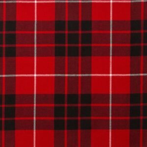 Munro Black And Red Tartan Fabric