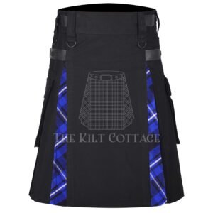 Ramsay Blue Tartan Hybrid Kilt