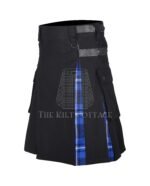 Ramsey blue Tartan Hybrid kilt