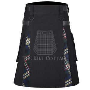 Scott Green Bias Apron Tartan Hybrid Kilt