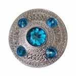 Galician Blue Scottish Brooch