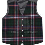 Scottish National Tartan 5 Buttons Argyll Waistcoat