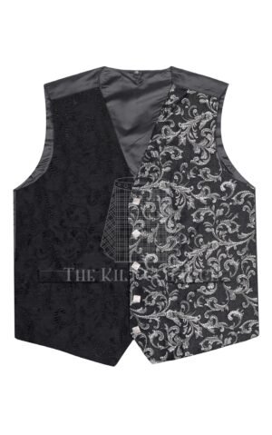 Silver Barcode 5 Buttons Argyll Waistcoat
