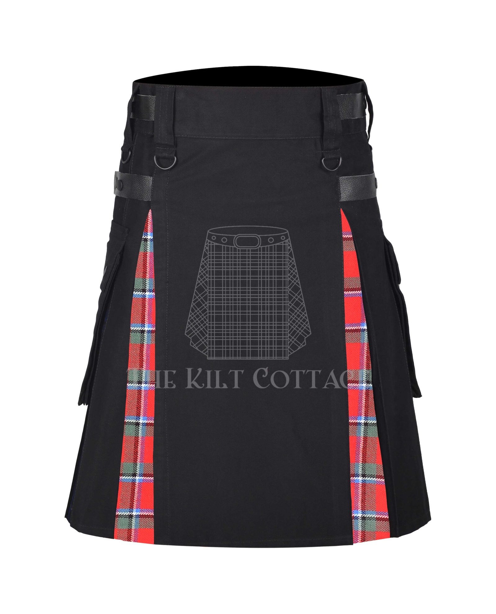 Sinclair Red Hybrid kilt