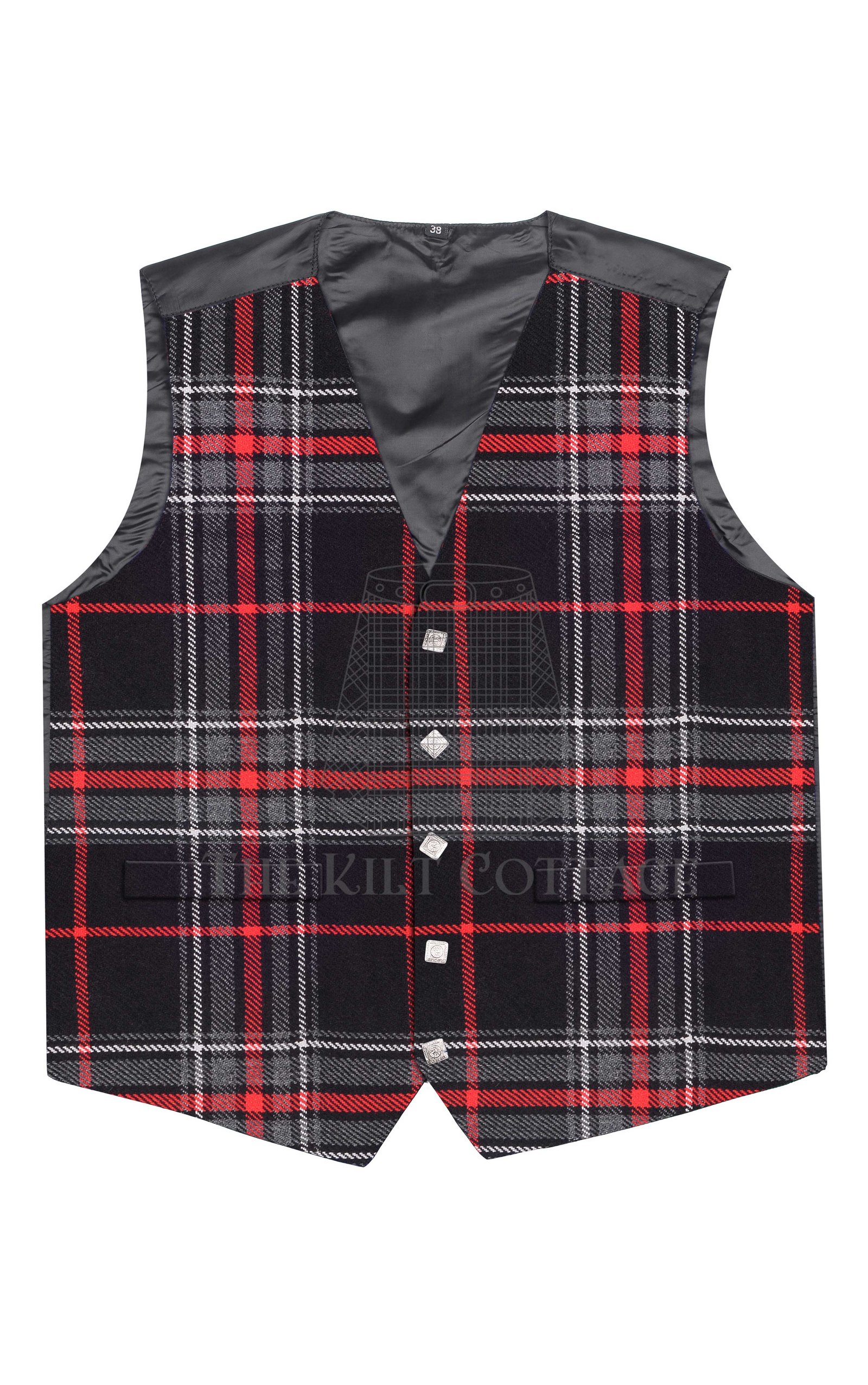 Spirit of Bruce Tartan 5 Buttons Argyll Waistcoat Spirit of Bruce Tartan 5 Buttons Argyll Waistcoat