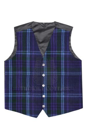 Spirit of Scotland Tartan 5 Buttons Argyll Waistcoat