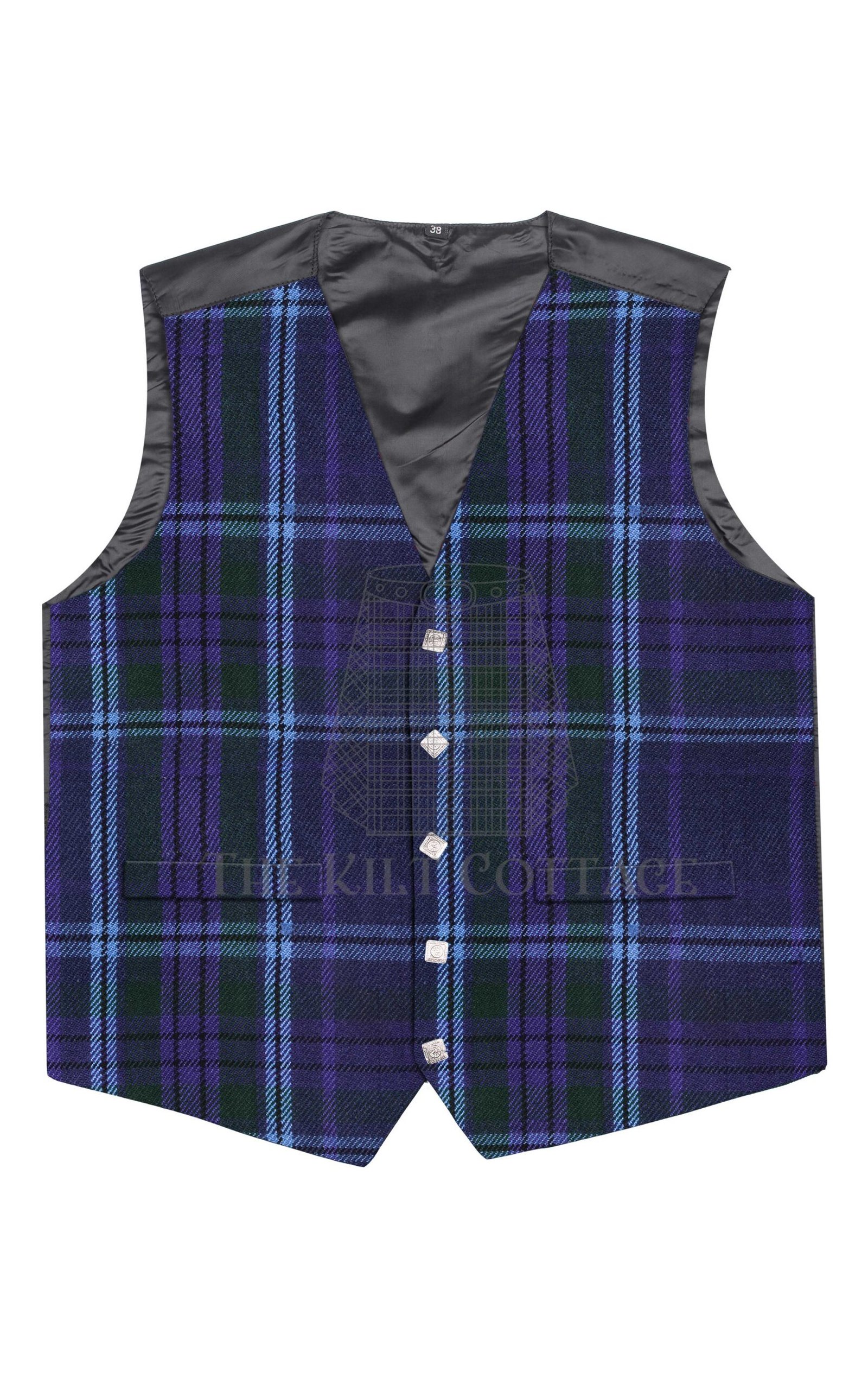 Spirit of Scotland Tartan 5 Buttons Argyll Waistcoat